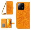 Чохол-книжка Skin Feel Sun Flower для Xiaomi 13 Pro - жовтий