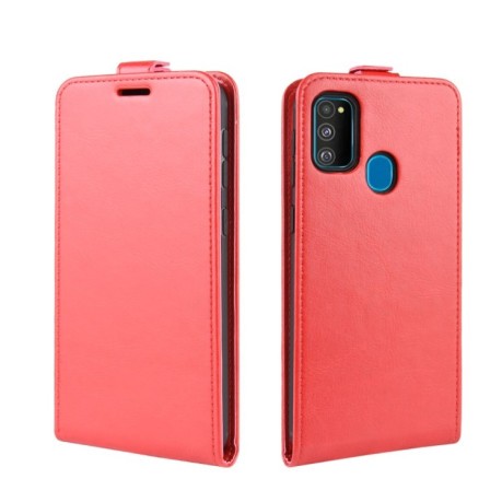 Флип-чехол Texture Single на Samsung Galaxy M21/M30s- красный