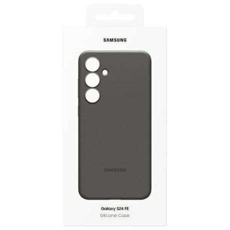 Оригінальний чохол Samsung Silicone Case для Samsung Galaxy S24 FE - black(EF-PS721CBEGWW)