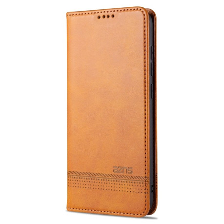 Чохол-книжка AZNS Magnetic Calf на Xiaomi Redmi Note 9/10X - коричневий