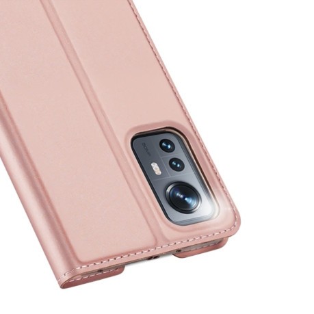 Чохол-книжка DUX DUCIS Skin Pro Series на Xiaomi 12 Lite - рожевий