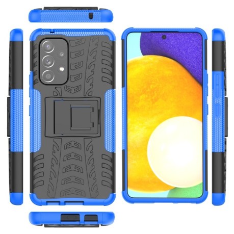 Протиударний чохол Tire Texture на Samsung Galaxy A53 5G - синій