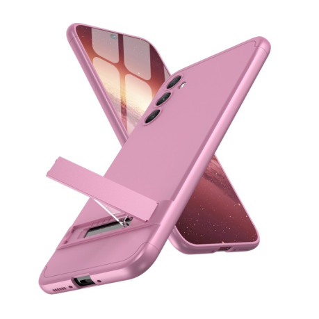 Противоударный чехол GKK Three Stage Splicing на Samsung Galaxy A34 5G - розовое золото