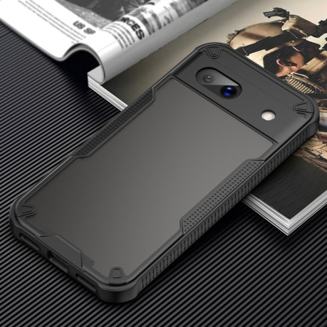 Противоударный чехол Armor Glaze PC Hybrid для Google Pixel 8a - черный
