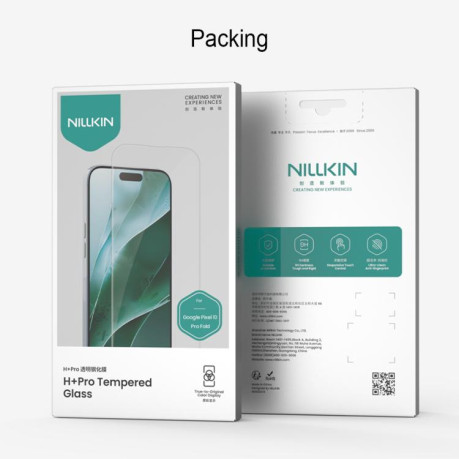 Захисне скло NILLKIN H+PRO 02mm 9H 2.5D на Google Pixel 10 Pro Fold — proof tempered glass film