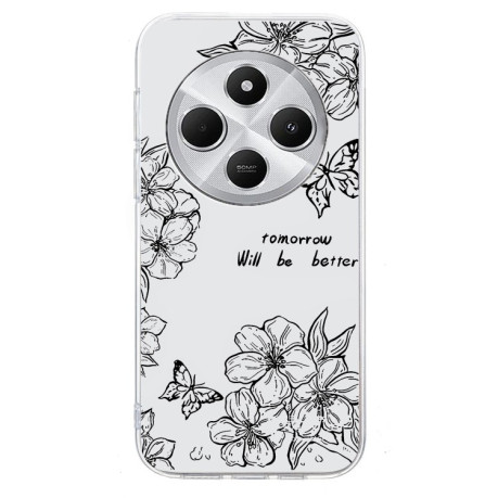 Чохол Colorful Painting Pattern TPU для Xiaomi Redmi 14C 4G/Poco C75/Redmi A4 5G - Flower