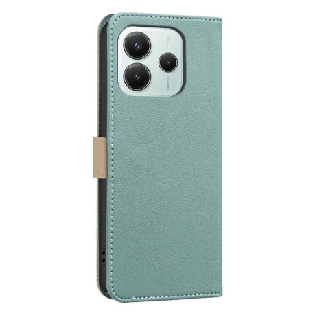 Противоударный чехол Shield Frame Holder MagSafe для Xiaomi Poco M7 Pro 5G - зеленый