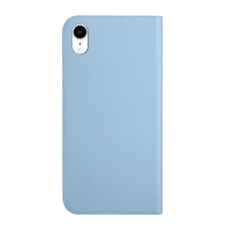 Чехол-книжка 3-Folding Ultrathin Skin Feel для iPhone XR - голубой