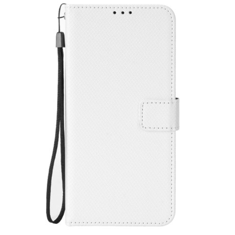Чехол-книжка Diamond Texture для Xiaomi Redmi Note 11 4G Global / Note 11S - белый
