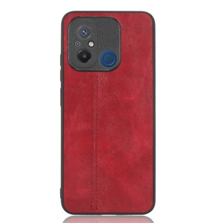 Ударозащитный чехол Sewing Cow Pattern для Xiaomi Poco C55/Redmi 12C/11A- красный