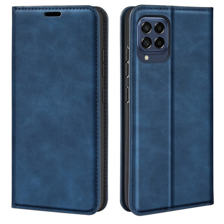 Чохол-книжка Retro-skin Business Magnetic Suction Samsung Galaxy M33 - синій
