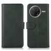 Чехол-книжка Cow Texture для Xiaomi Poco F7 Pro / F7 Ultra Global - зеленый