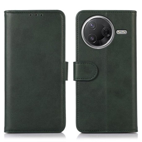Чехол-книжка Cow Texture для Xiaomi Poco F7 Pro / F7 Ultra Global - зеленый