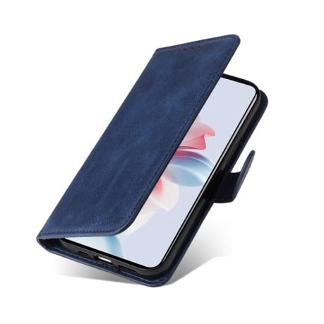 Чехол-книжка Classic Calf Texture для OPPO Reno11 F Global / F25 Pro Global - синий