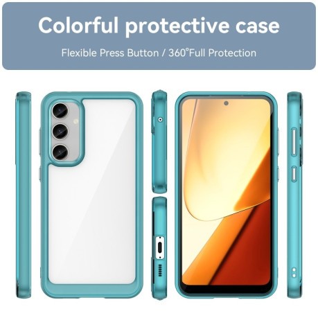 Протиударний чохол Colorful Acrylic Series Samsung Galaxy S23 FE - синій