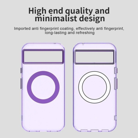 Протиударний чохол MagSafe Holder PC Hybrid для Google Pixel 8a - фіолетовий
