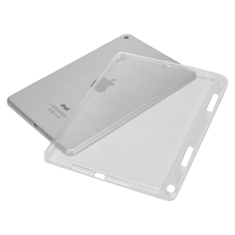 Противоударный силиконовый чехол с Pen Slot для iPad Mini 5 (2019)/ Mini 4 -прозрачный