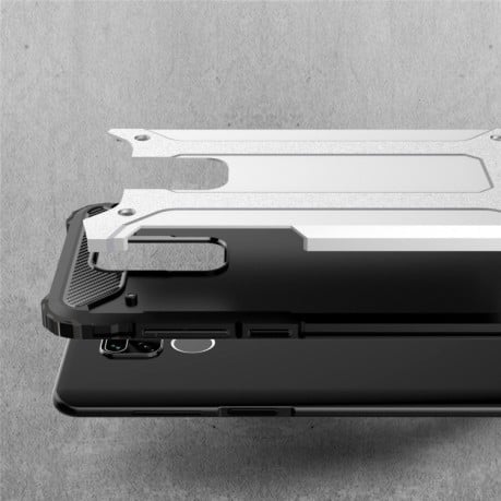 Противоударный чехол Magic Armor на Xiaomi Redmi 10X / Note 9 - синий