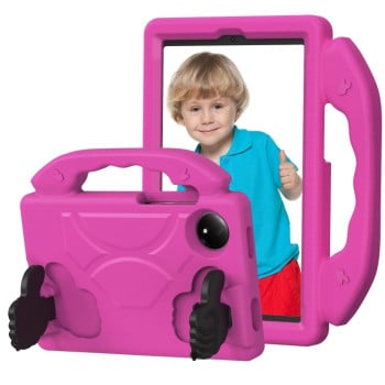 Протиударний чохол EVA Thumb Bracket для Xiaomi Redmi Pad SE 8.7 2024 - пурпурно-червоний