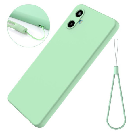 Силіконовий чохол Solid Color Liquid Silicone для Samsung Galaxy M06/F06 5G - зелений