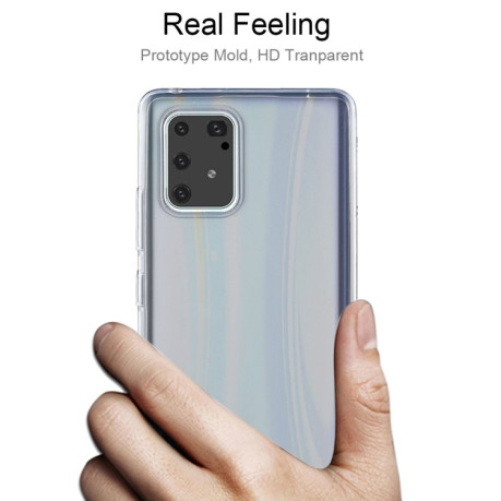 Ультратонкий силиконовый чехол на Samsung Galaxy S10 Lite-прозрачный