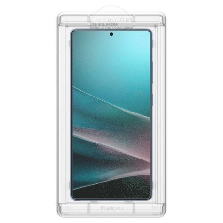 Оригинальне захисне скло Spigen ELITE SHIELD EZ FIT Hybrid Glass для Samsung Galaxy S25 Ultra - Transparent