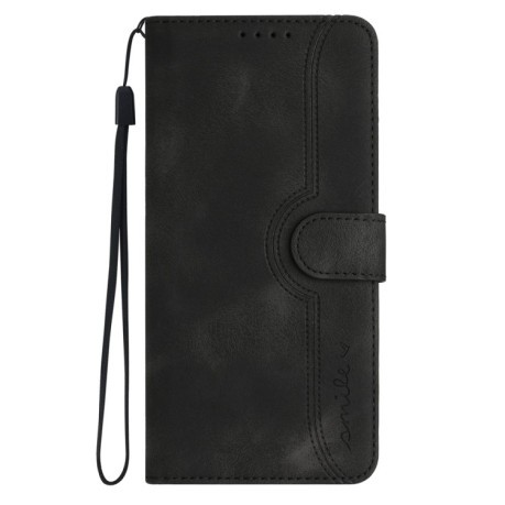 Чохол-книжка Skin Feel Heart Amile для Infinix Hot 50 Pro+ 4G - чорний