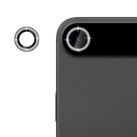 Захисне скло на камеру Kalebol Individual Camera Lens Diamond Ring для iPhone Air - чорне