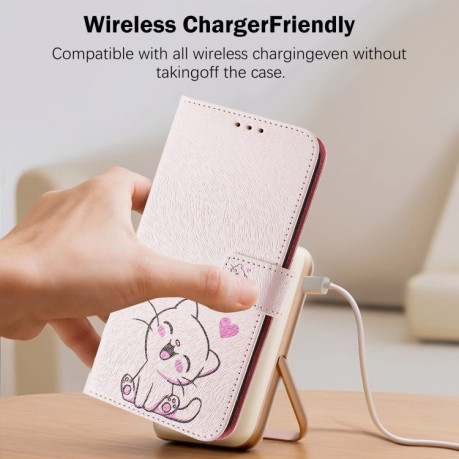 Чохол-книжка Colored Drawing Pattern для iPhone 16e - кольоровий