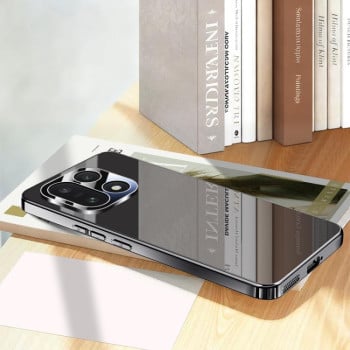 Чехол Electroplating Ice Crystal Airbag Full Coverage Shockproof на OnePlus 15 — черный