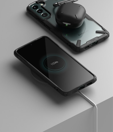 Оригинальный чехол Ringke Fusion X Design durable для Samsung Galaxy S23 - Black