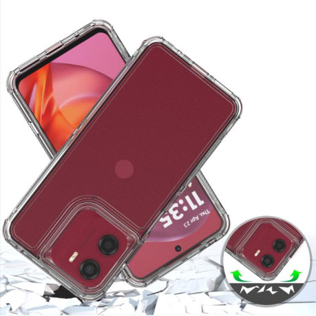 Прозрачный противоударный чехол Acrylic на Motorola Moto G05 / G15 / E15
