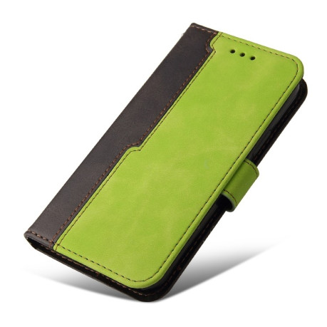 Чехол-книжка Business Stitching-Color для Samsung Galaxy M33 5G - зеленый