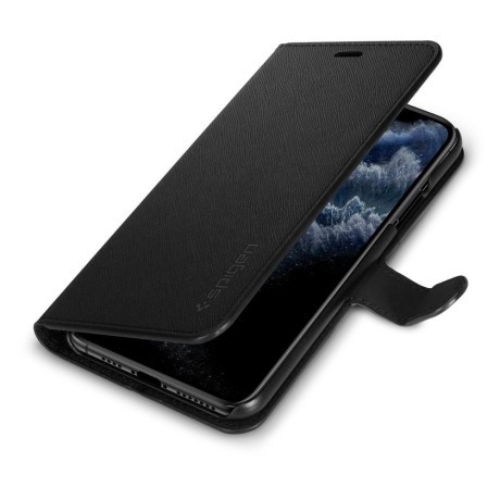 Оригинальный чехол- книжка Spigen Wallet S для iPhone 11 Pro Black