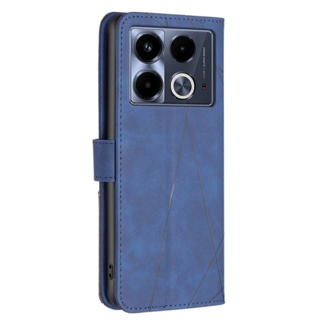 Чохол-книжка Rhombus Texture для Infinix Note 40 4G - синій