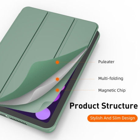 Чохол-книга Matte 3-folding для iPad mini 6 - зелений