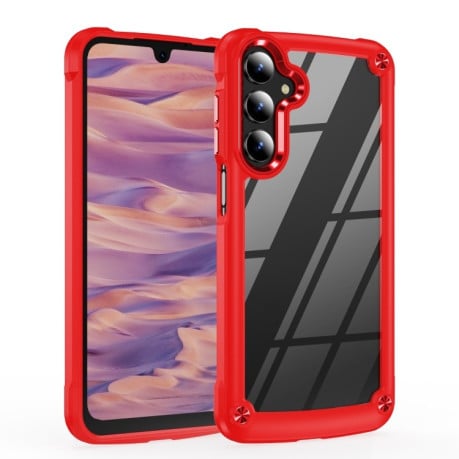 Противоударный чехол Lens Protection на Samsung Galaxy A16 5G - красный