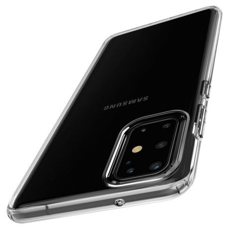 Оригинальный чехол Spigen Liquid Crystal на Samsung Galaxy S20+ Plus Crystal Clear