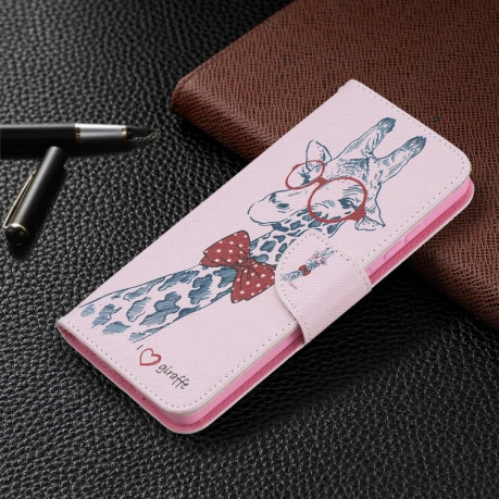 Чехол-книжка Colored Drawing Series на Samsung Galaxy A52/A52s - Deer