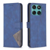 Чохол-книжка Rhombus Texture на Motorola Edge 60 Fusion - синій