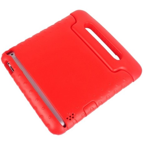 Противоударный чехол EVA Drop Resistance с ручкой красный для iPad 4/ 3/ 2