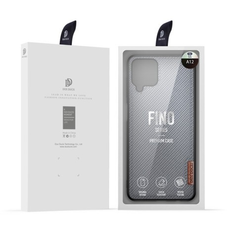 Противоударный чехол DUX DUCIS Fino Series для Samsung Galaxy A12/M12- серый