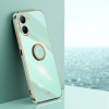 Чохол XINLI Straight Edge з тримачем-підставкою на Realme C33 4G - зелений