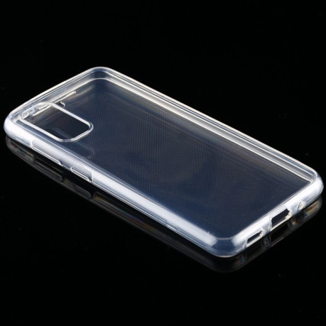 Двусторонний ультратонкий силиконовый чехол на Samsung Galaxy S20 - прозрачный