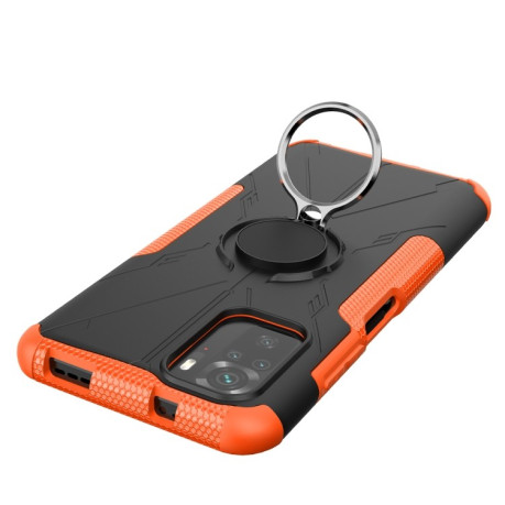 Противоударный чехол Machine Armor Bear для Xiaomi Redmi Note 10/10s/Poco M5s- оранжевый