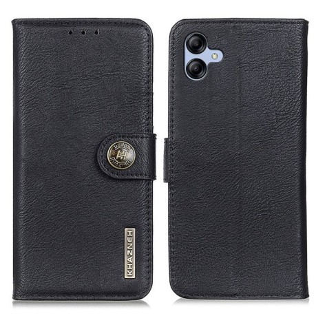 Чохол-книжка KHAZNEH Cowhide Texture для Samsung Galaxy A05 4G - чорний