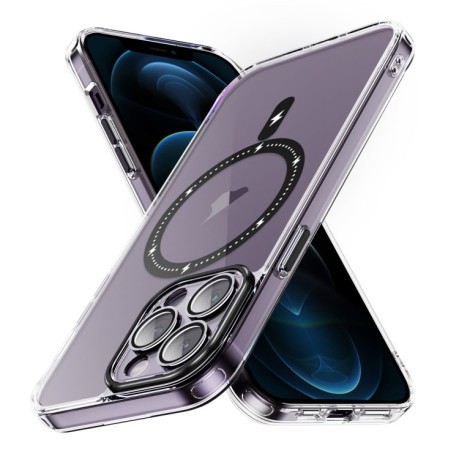 Чехол Airbag Shockproof MagSafe Phone Case для iPhone 12 Pro Max - черный