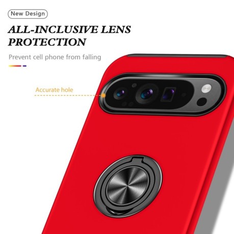 Противоударный чехол HMC 360 Degree Rotating Holder для Google Pixel 9 Pro - красный