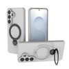 Чехол Ring Shield MagSafe TPU with 360 Degree Rotating Holder с кольцом-держателем на Samsung Galaxy S26+ 5G — серый