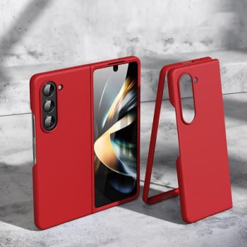 Противоударный чехол Skin feeling Folding Shockproof на Samsung Galaxy  Fold 6 5G - красный